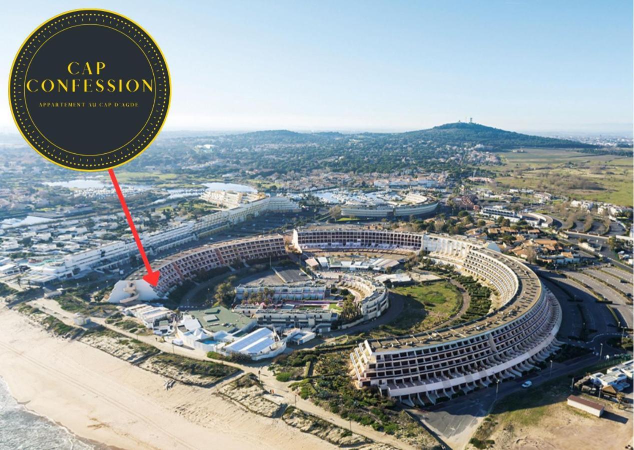 'Cap Confession' - Naturiste - Sea View - Beach - Parking -Air Conditionaire Agde Zewnętrze zdjęcie